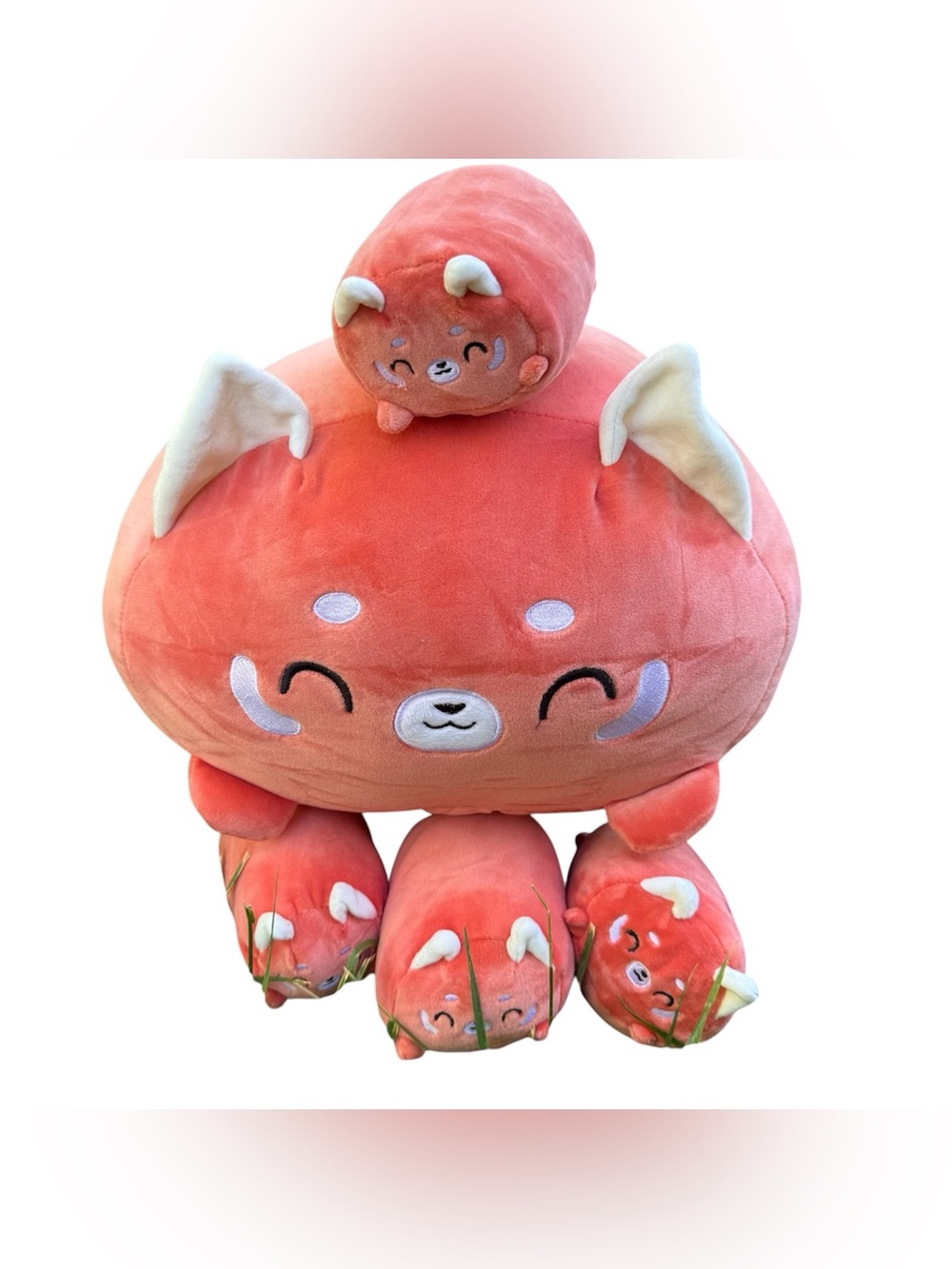 Kawaii Red Panda Mama And Baby Plush Bundle 5 Stuffed Animal Plush Toy Gift 12”